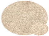 Rug ZIZUR Beige 90 cm Jute Look Indoor and Outdoor 4010414