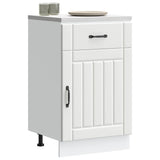 Kitchen Base Cabinet Lucca White Engineered Wood 853717