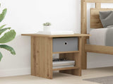 Bedside Table 2 pcs Artisan Oak 41 x 40 x 45 cm Engineered Wood 8000451