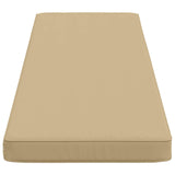 2-Piece Bench Cushions VUGHT 2 pcs 100% Polyester Beige 951369