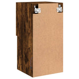 TV Cabinets with LED Lights 2 pcs Smoked Oak 30.5x30x60 cm 836996