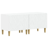 TV Cabinet White Engineered Wood 897115