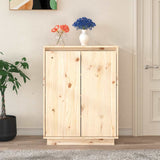 Shoe Cabinet 60x35x80 cm Solid Wood Pine 813530