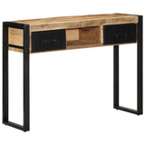 Console Table 100x35x75 cm Solid Rough Wood Mango 4015927