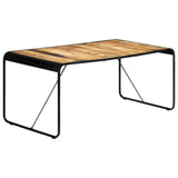 Dining Table 180x90x76 cm Solid Rough Mango Wood 247866