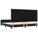 ZNTS Black Velvet Bed Frame 200x200 cm 3345031