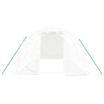Greenhouse with Steel Frame White 12 m² 4x3x2 m 3188050