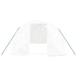 Greenhouse with Steel Frame White 12 m² 4x3x2 m 3188050