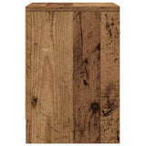 Bedside Cabinets 2 pcs with Drawer Old Wood 39x28x41 cm 858764