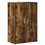 Shoe Cabinet Smoked Oak 60x35x92 cm Engineered Wood 816011