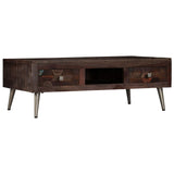 Coffee Table Solid Reclaimed Wood 100x60x35 cm 245918