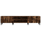 TV Cabinet Smoked Oak 180x31.5x40 cm Engineered Wood 816269