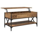 Coffee Table Old Wood 100 x 50 x 50 cm Engineered Wood 883041