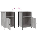 Bedside Cabinets 2 pcs Grey Sonoma 40x42x60 cm Engineered Wood 825920