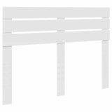 Bed Frame with Headboard White 140 x 200 cm Solid Pine Wood 3411407