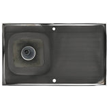 Kitchen Sink with Drainer Set Silver 1000x600x155 mm Stainless Steel 147237