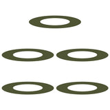 suitable for Flat Tree Rings 5 pcs Olive green 40 / 70 cm Steel 873683