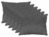 Cushion Cover 6 pcs HEERLEN Dark Grey 70 x 70 cm 913468
