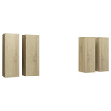 TV Cabinets 4 pcs Sonoma Oak 30.5x30x90 cm Engineered Wood 3079056