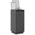 Sideboards 2 pcs Grey 31.5x34x75 cm Solid Wood Pine 813355