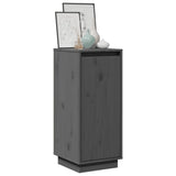 Sideboards 2 pcs Grey 31.5x34x75 cm Solid Wood Pine 813355