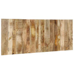 ZNTS Headboard 200 cm Solid Rough Wood Mango 4017518