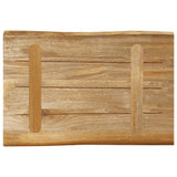 Table Top Live Edge 50x40x2,5 cm Solid Wood Rough Mango 370655