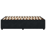 Bed Frame without Mattress Black 120x190 cm Small Double Velvet 3284996