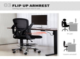 Draughtsman Chair, with Adjustable Lumbar - Black T3398P424993