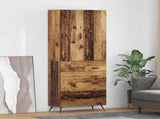 Highboard Old Wood 69.5 x 34 x 180 cm Engineered Wood 3415784