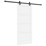 Sliding Door ORKDAL White 86 x 198.5 cm Solid Pine Wood 3333651