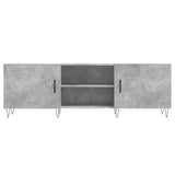 TV Cabinet Concrete Grey 150x30x50 cm Engineered Wood 829096