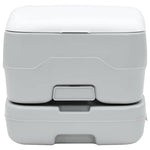 Portable Camping Toilet Grey 41.5 x 36.5 x 30 cm 42001425