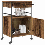 Kitchen Trolley Old Wood 56 x 43 x 89.5 cm Engineered Wood 871666