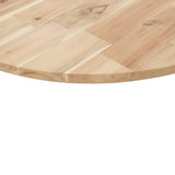 Table Top Round 80x2 cm Solid Wood Acacia 4008686
