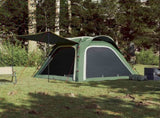 Camping Tent 4-Person Green Quick Release Waterproof 94356
