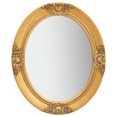 ZNTS Wall Mirror Baroque Style 50x60 cm Gold 320349