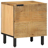 ZNTS Bedside Cabinet Brown 40x33x46 cm Solid Wood Mango 4017716