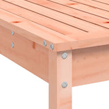 Garden Bar Set Natural Wood Solid Douglas Fir Wood Large Footrest 3157816