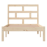 3101203 Bed Frame without Mattress Solid Wood 90x200 cm