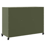 Sideboard Olive Green 100.5x39x72 cm Steel 846738