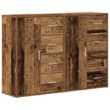 Sideboard 2 pcs Old Wood 60 x 31 x 84 cm Engineered Wood 3334311