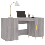 Desk Grey Sonoma 140x50x75 cm Engineered Wood 829538