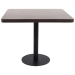 Bistro Table Dark Brown 80X80 cm MDF 286434