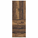 Cabinet Set 2 pcs Old Wood 66 x 34.5 x 87 cm Engineered Wood 3416968