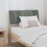 Upholstered Headboard Dark Grey 80 cm Solid Pine Wood 879255