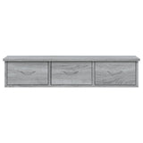 Wall Cabinet Grey Sonoma 88x26x18,5 cm Engineered Wood 815082