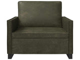Armchair Army Green 70 x 81 x 82 cm Faux Suede Fabric 42040990