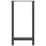 Bar Table Legs Anthracite 2 pcs 50x cm Steel 4013330