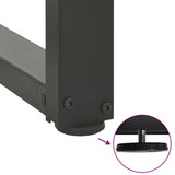 Bar Table Legs T-Shaped 2 pcs Anthracite 50x35x cm Steel 4013090